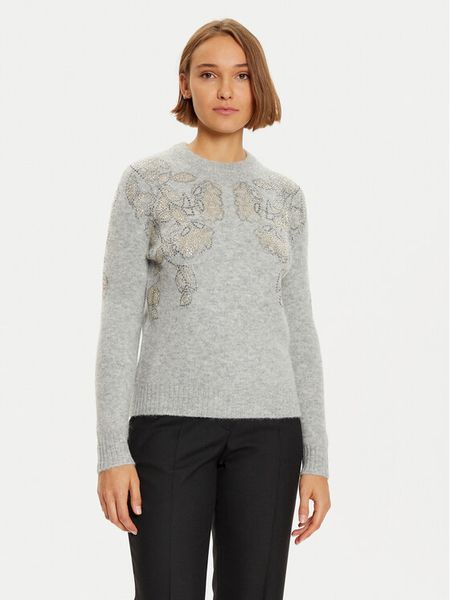 Marciano Guess Sweter 4BGR44 5786Z Szary Regular Fit. Szare swetry klasyczne damskie Marciano Guess, xs, z syntetyku, bez kołnierzyka. Za 439.99 zł.