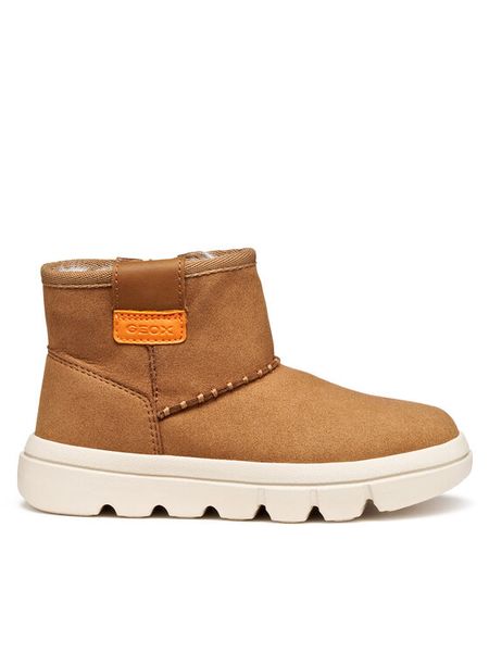 Geox Śniegowce J Willaboom J56NCA 000AU C6627 S Brązowy. Brązowe kozaki dziewczęce Geox, bez wzorów, z materiału, bez obcasa, bez zapięcia. Za 219.99 zł.