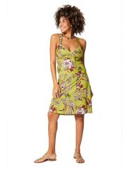 Aller Simplement Sukienka w kolorze jasnozielonym rozmiar: 34/36. Zielone sukienki damskie Aller Simplement, bez wzorów, z bawełny, klasyczne, bez ramiączek. Za 87.81 zł.