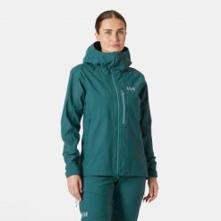 Damska kurtka narciarska Helly Hansen Verglas Bc. Zielone kurtki sportowe damskie Helly Hansen, na zimę, l, bez wzorów, bez kaptura. Za 1,612.00 zł.
