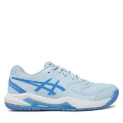 Buty do tenisa Asics. Niebieskie obuwie sportowe treningowe Asics, tenisowe. Za 239.99 zł.