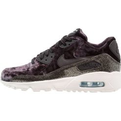 Nike Sportswear AIR MAX 90 PINNACLE Tenisówki i Trampki black/reflect silver/glacier blue. Czarne buty sportowe dziewczęce Nike Sportswear, z gumy. W wyprzedaży za 383.20 zł.