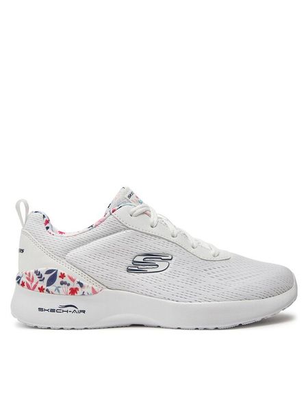 Skechers Sneakersy Skech-Air Dynamight-Laid Out 149756/WMLT Biały. Białe obuwie sportowe damskie Skechers, z materiału, bez zapięcia. Za 289.99 zł.