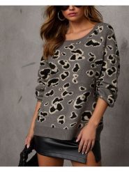 Milan Kiss Sweter w kolorze szarym rozmiar: M. Szare swetry klasyczne damskie Milan Kiss, m, bez kołnierzyka. Za 152.99 zł.