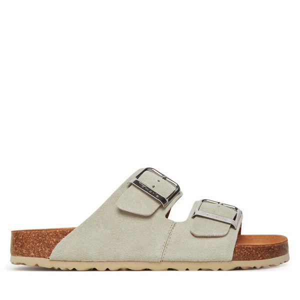 Klapki Tamaris. Zielone klapki damskie Tamaris, bez wzorów, bez obcasa, bez zapięcia. Za 299.99 zł.