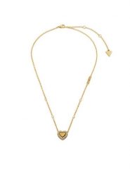 Guess Naszyjnik JUBN05 018JW Złoty. Żółte naszyjniki damskie Guess, metalowe. Za 179.99 zł.