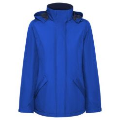 Kurtka Ocieplana Damska America. Niebieskie kurtki damskie ROLY, bez wzorów, z puchu, bez kaptura. Za 158.99 zł.
