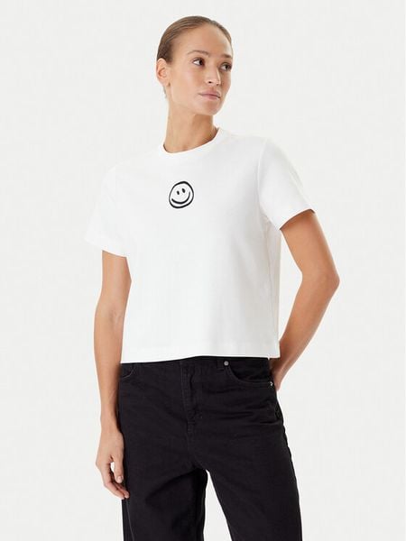 Vero Moda T-Shirt Sara 10311633 Biały Regular Fit. Białe t-shirty damskie Vero Moda, m, bez wzorów, z bawełny, bez kołnierzyka. Za 71.99 zł.