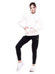 Kombinezon damski z kołnierzykiem Shine On. Białe kombinezony damskie LEONE 1947 APPAREL, m, bez wzorów, z dresówki, bez kołnierzyka, bez ramiączek. Za 147.31 zł.