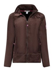 Canadian Peak Kurtka polarowa "Udilas" w kolorze brązowym rozmiar: S. Brązowe kurtki damskie Canadian Peak, s, bez wzorów, z materiału, bez kaptura. Za 109.52 zł.