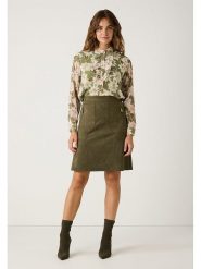 More & More Bluzka w kolorze oliwkowo-kremowym rozmiar: 38. Zielone bluzki damskie More & More, bez wzorów, bez kołnierzyka, bez ramiączek. Za 160.96 zł.