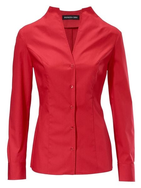 Heine Bluzka w kolorze czerwonym rozmiar: 34. Czerwone bluzki damskie Heine, bez wzorów, z bawełny, bez kołnierzyka, bez ramiączek. Za 92.42 zł.