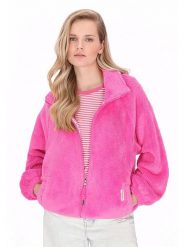 Schmuddelwedda Kurtka polarowa w kolorze różowym rozmiar: M. Różowe kurtki damskie Schmuddelwedda, m, bez wzorów, z polaru, bez kaptura. Za 165.99 zł.