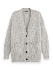Scotch & Soda Kardigan w kolorze jasnoszarym rozmiar: S. Szare kardigany damskie Scotch & Soda, s, bez wzorów, z wełny. Za 237.17 zł.