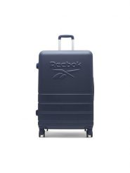 Reebok Walizka duża RBK-WAL-002-CCC-L Granatowy. Niebieskie walizki Reebok, bez wzorów, z tworzywa sztucznego, duże. Za 299.99 zł.