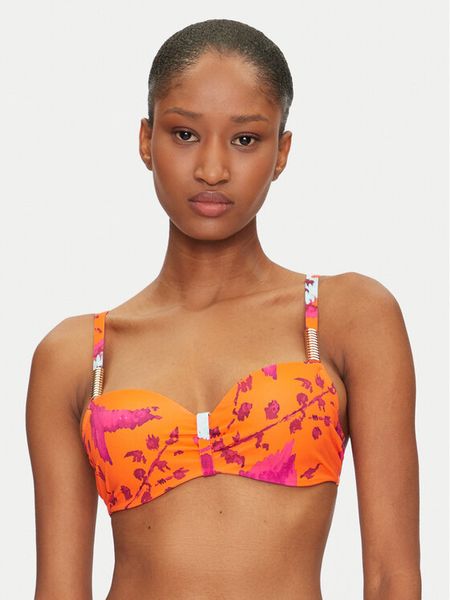 Chantelle Góra od bikini Icon C16VN5 Pomarańczowy. Brązowe bikini Chantelle, bez wzorów, z syntetyku. Za 529.99 zł.