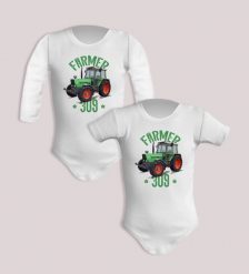 Fendt Farmer — body (Rozmiar: 9M; Długość rękawa: długi; Rodzaj nadruku: Fendt Farmer 309). Body niemowlęce nikiniki, bez wzorów, z bawełny, bez kołnierzyka, bez ramiączek. Za 59.00 zł.