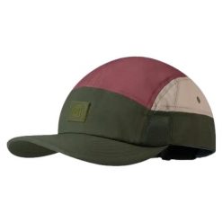 Czapka z daszkiem BUFF 5 PANEL GO CAP DOMUS APRICOT. Zielone czapki z daszkiem damskie Buff, bez wzorów, z elastanu. Za 134.90 zł.