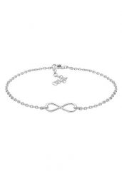 Elli Damski Symbol Nieskończoności filigranowe w srebrze 925 Sterling Silver Bransoletki 1 ct. Szare bransoletki damskie Elli, srebrne. Za 126.99 zł.