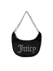 Juicy Couture Torebka BEJXT5461WPO Czarny. Czarne torebki klasyczne damskie Juicy Couture, z poliesteru, bez dodatków. Za 259.99 zł.