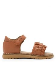 Lasocki Kids Sandały POPPY CI12-3044-03 Brązowy. Brązowe sandały dziewczęce Lasocki Kids, ze skóry, bez obcasa, bez zapięcia. Za 69.99 zł.