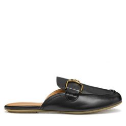 Klapki Geox. Czarne klapki damskie Geox, bez wzorów, bez obcasa, bez zapięcia. Za 299.99 zł.