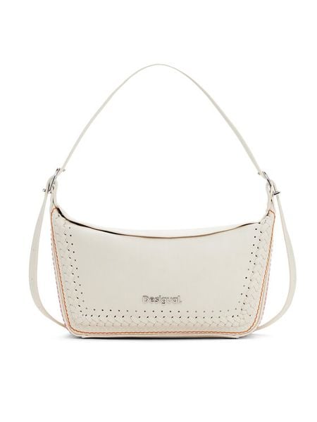 Desigual Torebka 25SAXP52 Écru. Torebki klasyczne damskie Desigual, ze skóry, bez dodatków. Za 189.99 zł.