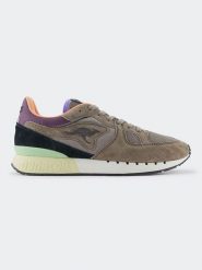 Kangaroos Skórzane sneakersy "Coil R1" w kolorze jasnobrązowym rozmiar: 47. Brązowe obuwie sportowe damskie KangaROOS, z materiału, bez zapięcia. Za 217.99 zł.