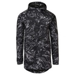 Motion Rain Parka Rain Jacket Marble. Szare parki damskie AGU, s, z materiału, z kapturem. Za 397.95 zł.