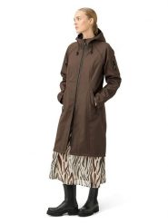 Ilse Jacobsen Płaszcz softshellowy w kolorze brązowym rozmiar: 34. Brązowe płaszcze damskie Ilse Jacobsen, bez wzorów, bez kaptura. Za 261.67 zł.