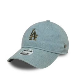 Czapka z daszkiem New Era. Niebieskie czapki z daszkiem damskie New Era, bez wzorów. Za 119.99 zł.
