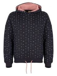 Roadsign Bluza w kolorze antracytowo-jasnoróżowym rozmiar: M. Czarne bluzy damskie Roadsign, m, bez wzorów, z kapturem. Za 73.93 zł.