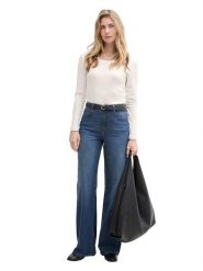 Tom Tailor Koszulka w kolorze kremowym rozmiar: XS. Brązowe bluzki damskie Tom Tailor, xs, bez wzorów, bez kołnierzyka, bez ramiączek. Za 41.79 zł.