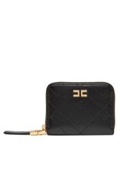 Elisabetta Franchi Portfel PF-87A-52E2-V150 Czarny. Czarne portfele damskie Elisabetta Franchi, bez wzorów, ze skóry. Za 459.99 zł.