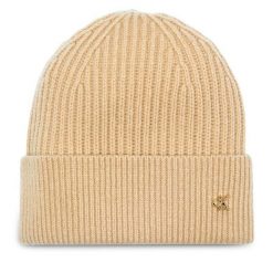 Czapka Calvin Klein. Brązowe czapki damskie Calvin Klein, na zimę, bez wzorów. Za 169.99 zł.