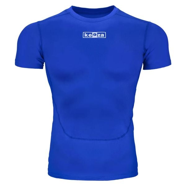 Koszulka termoaktywna Keeza Bristol z krótkim rękawem. Niebieskie koszulki damskie KEEZA, xl, bez wzorów, bez kołnierzyka, bez ramiączek. Za 24.99 zł.