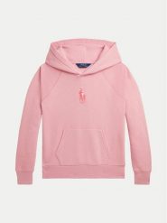 Polo Ralph Lauren Bluza 313941120001 Różowy Regular Fit. Czerwone bluzy dziewczęce Polo Ralph Lauren, bez wzorów, z bawełny, bez ramiączek, bez kaptura. Za 219.99 zł.