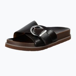 Klapki damskie GANT Mardale. Brązowe klapki damskie Gant, bez wzorów, z gumy, bez obcasa, bez zapięcia. Za 489.99 zł.