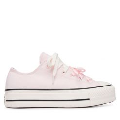 Trampki Converse. Czerwone trampki damskie Converse, bez wzorów, bez zapięcia. Za 419.99 zł.