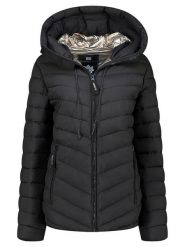 Geographical Norway Kurtka pikowana "Amandine" w kolorze czarnym rozmiar: L. Czarne kurtki damskie Geographical Norway, l, bez wzorów, bez kaptura. Za 292.89 zł.