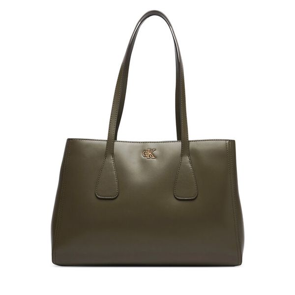 Torebka Calvin Klein. Zielone torebki klasyczne damskie Calvin Klein, bez dodatków. Za 649.99 zł.