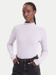 HUGO Bluzka Easy 50525318 Fioletowy jasny Regular Fit. Fioletowe bluzki damskie Hugo, xxl, bez wzorów, z bawełny, bez kołnierzyka, bez ramiączek. Za 229.99 zł.