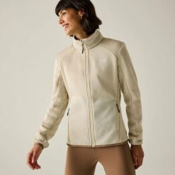 Bluza Polarowa Damska Pełen Suwak Newhill. Brązowe bluzy damskie Regatta, na zimę, xl, bez wzorów, z dzianiny, bez kaptura. Za 197.99 zł.