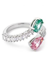 Swarovski Pierścionek 5737373 Srebrny. Szare pierścionki damskie Swarovski, metalowe. Za 549.99 zł.