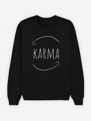 WOOOP Bluza "Karma" w kolorze czarnym rozmiar: XL. Czarne bluzy damskie Wooop, xl, bez wzorów, z bawełny, bez kaptura. Za 117.73 zł.