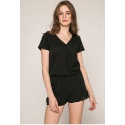 Roxy - Kombinezon. Szare kombinezony damskie Roxy, z bawełny, z krótkim rękawem, krótkie. W wyprzedaży za 159.90 zł.
