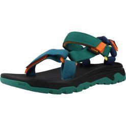 Sandały TEVA 1177430C Wielokolorowy. Niebieskie sandały damskie Teva, bez wzorów, z bawełny, bez obcasa, bez zapięcia. Za 174.99 zł.