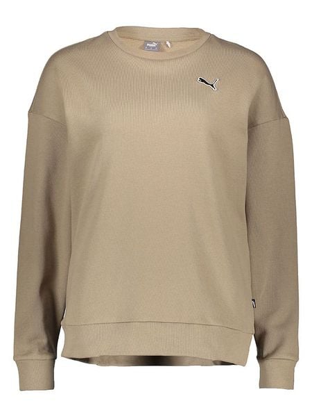 Puma Bluza "Better Essentials" w kolorze beżowym rozmiar: M. Brązowe bluzy damskie Puma, m, bez wzorów, z bawełny, bez kaptura. Za 113.90 zł.