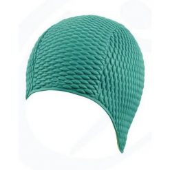 Czapka kąpielowa Beco damska Bubble | Benzyna. Niebieskie czapki damskie BECO, bez wzorów, z gumy. Za 179.99 zł.