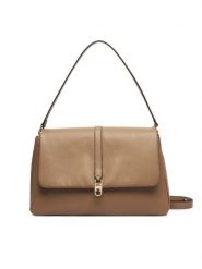 Tommy Hilfiger Torebka Th Libre Satchel AW0AW19197 Beżowy. Brązowe torebki klasyczne damskie Tommy Hilfiger, ze skóry, bez dodatków. Za 699.99 zł.